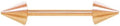 Gold-Tone Body Jewelry, 3mm