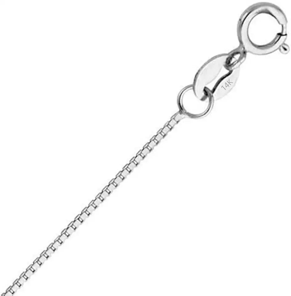 Gold-Tone Box Chain Necklace, 0.75mm