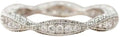 Gold-Tone Sterling Silver Round Moissanite Wedding Band