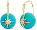 Sterling Silver Turquoise Drop Earrings