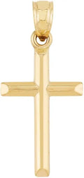 Gold-Tone Cross Pendant