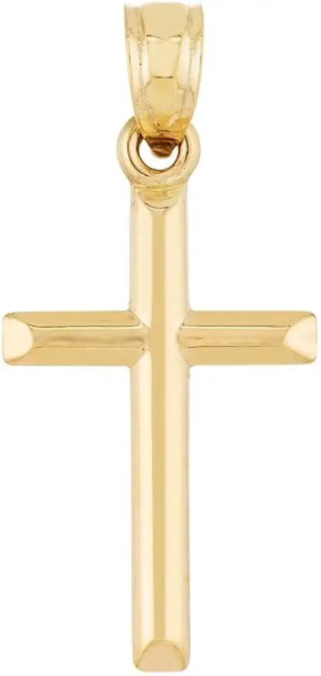 Gold-Tone Cross Pendant