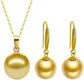 Gold-Tone Pearl Jewelry Set