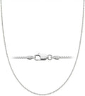 Sterling Silver Box Chain Layered Necklace