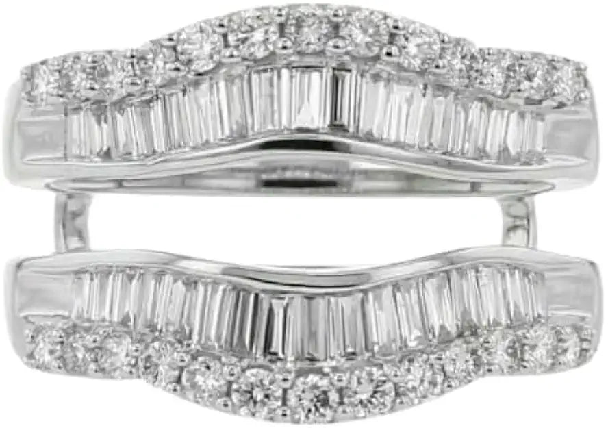 Gold-Tone Sterling Silver Round Ring