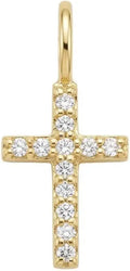 Gold-Tone Cross Pendant