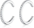 Gold-Tone Moissanite Earrings