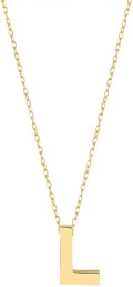 Gold-Tone Initial Necklace