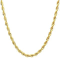 Gold-Tone Rope Necklace, 1.5mm