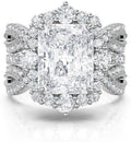 Sterling Silver Cubic Zirconia Jewelry Set