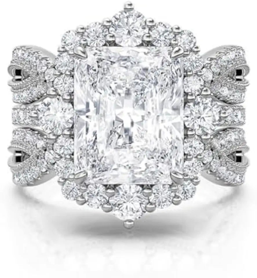 Sterling Silver Cubic Zirconia Jewelry Set