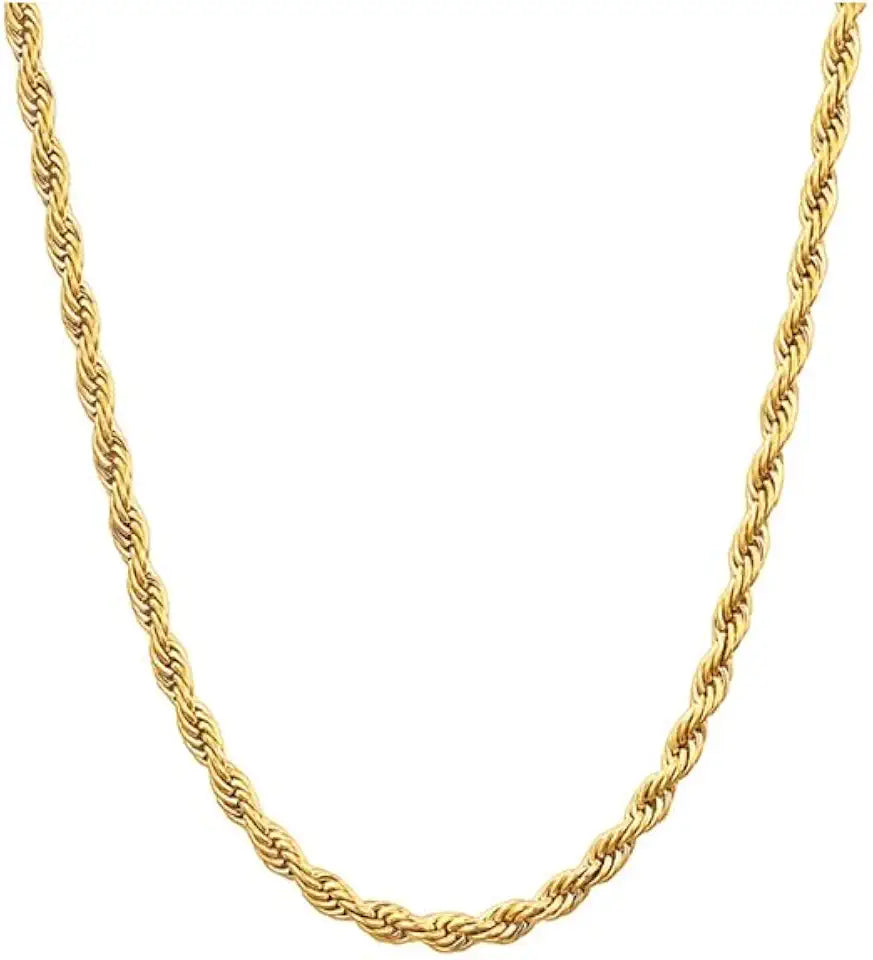 Gold-Tone Rope Necklace