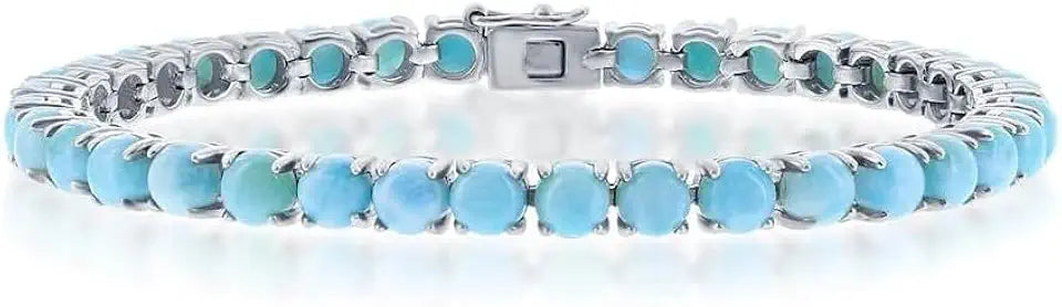 Sterling Silver Round Tennis Bracelet