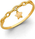 Gold-Tone Star Ring