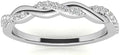 Moissanite Wedding Band