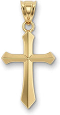 Gold-Tone Cross Necklace