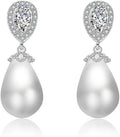 Gold-Tone Moissanite Earrings