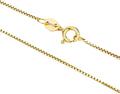 Gold-Tone Box Chain Necklace