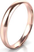 Gold-Tone Wedding Band, 3MM