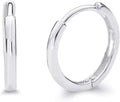 Gold-Tone Hoop Huggie Earrings, 2mm