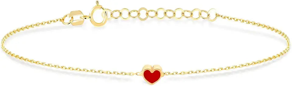 Gold-Tone Heart Bracelet
