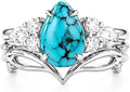 Gold-Tone Turquoise Jewelry Set