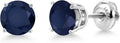 Gold-Tone Birthstone Stud Earrings