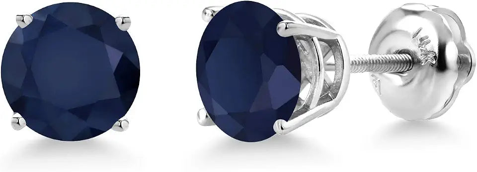 Gold-Tone Birthstone Stud Earrings