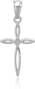 Gold-Tone Cross Necklace, 24mm