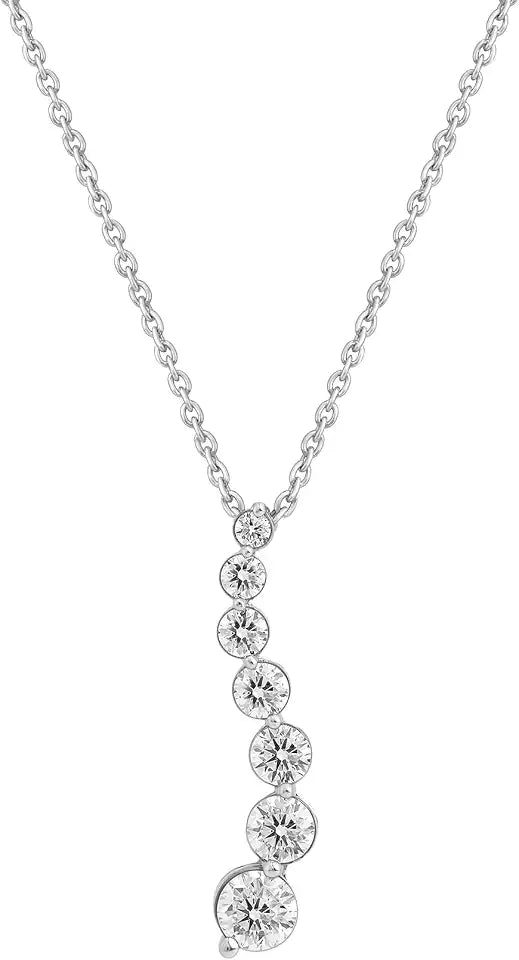 Gold-Plated Lab-Grown Diamond Necklace