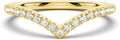 Moissanite Wedding Band