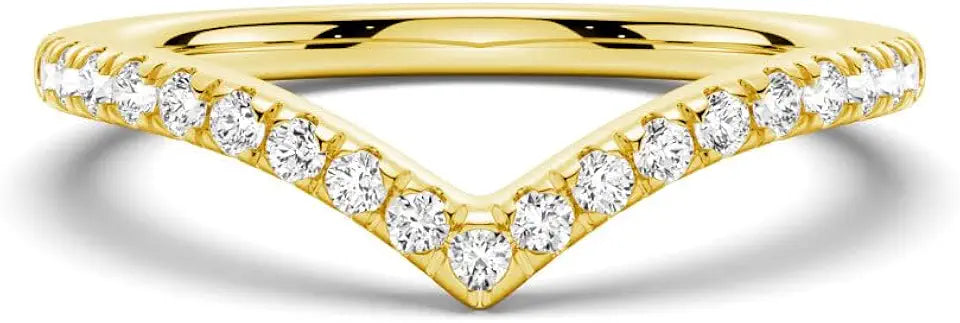 Moissanite Wedding Band