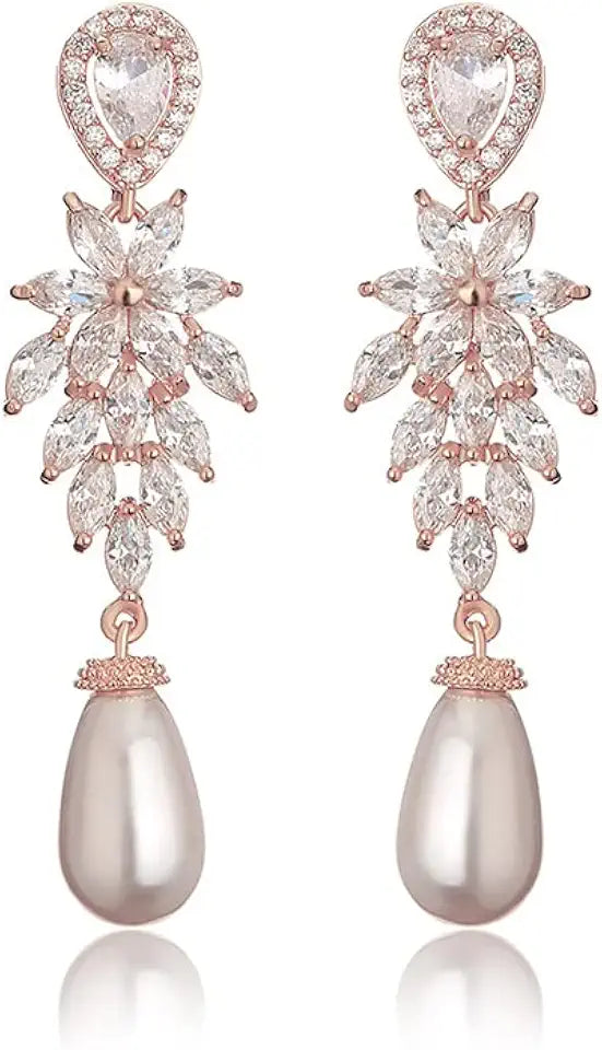 Gold-Tone Freshwater Pearl Drop Earrings