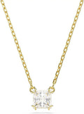Gold-Tone Square Pendant