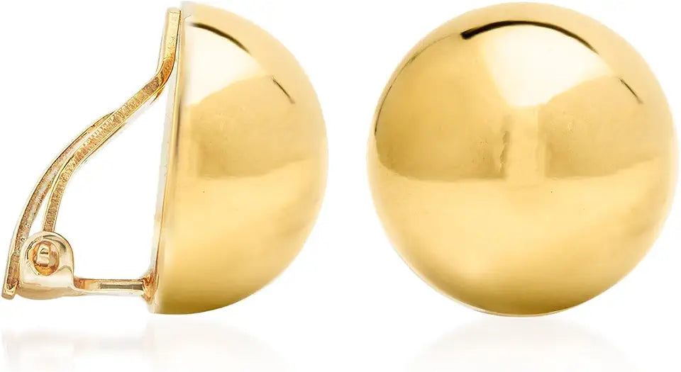 Gold-Tone Earrings, 14mm