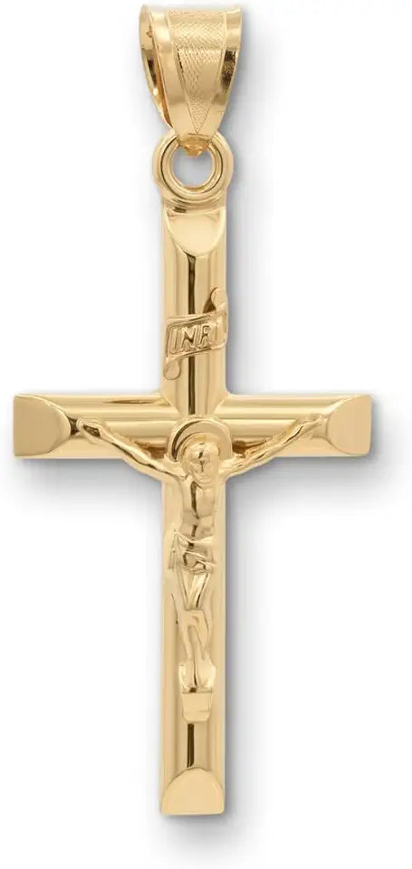 Gold-Tone Cross Pendant