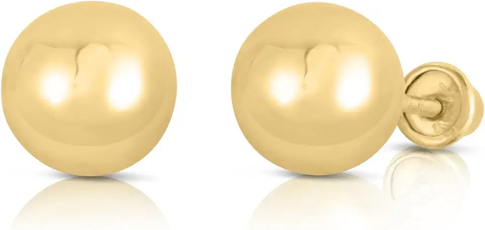 Gold-Tone Stud Earrings