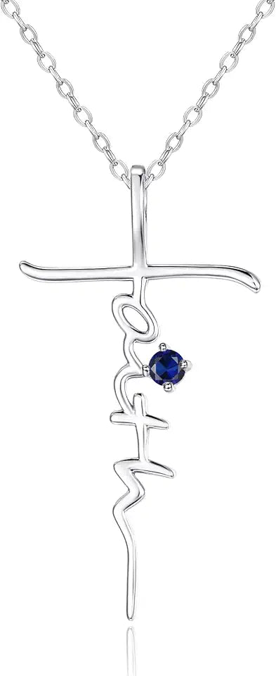 Gold-Tone Cross Necklace