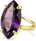 Amethyst Ring with Birthstone