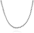 Sterling Silver Necklace, 5MM