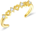 Gold-Tone Cubic Zirconia Ring