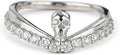 Sterling Silver Moissanite Engagement Ring