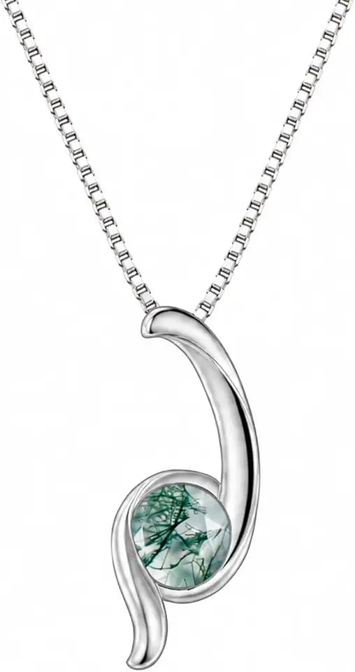 White Gold-Plated Necklace