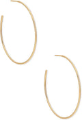 Gold-Tone Hoop Earrings