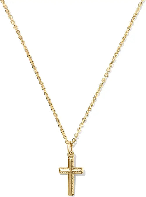 14K Gold-Filled Cross Necklace