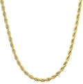 Gold-Tone Rope Chain, 1.5mm