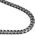 Titanium Cuban Link Necklace, 7MM