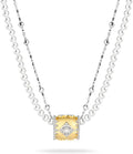 Sterling Silver Pearl Layered Necklace
