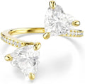 Gold-Tone Heart Ring