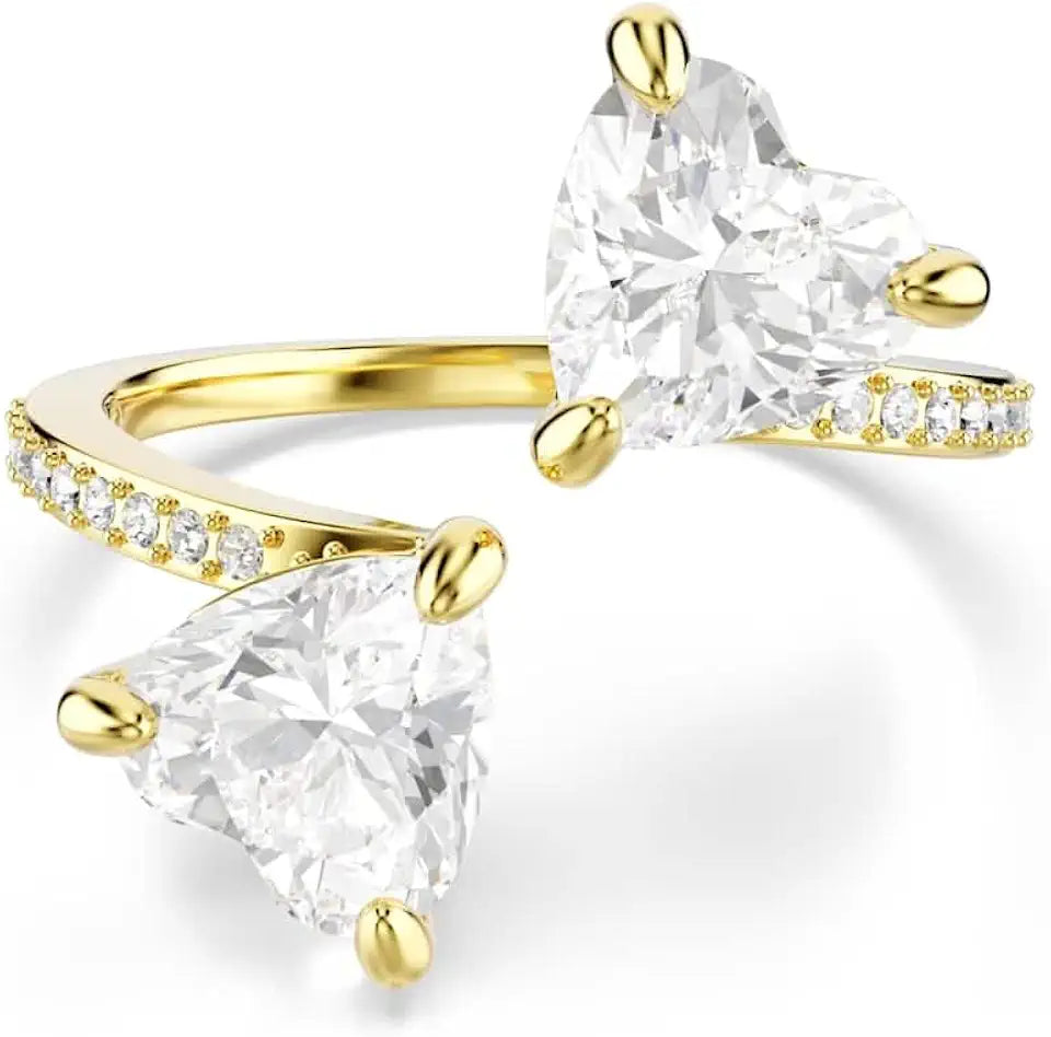 Gold-Tone Heart Ring